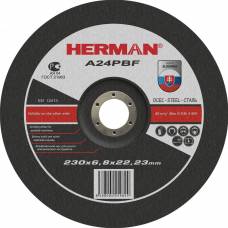 HERMAN 230x6.8x22.2 Csiszolókorong acél